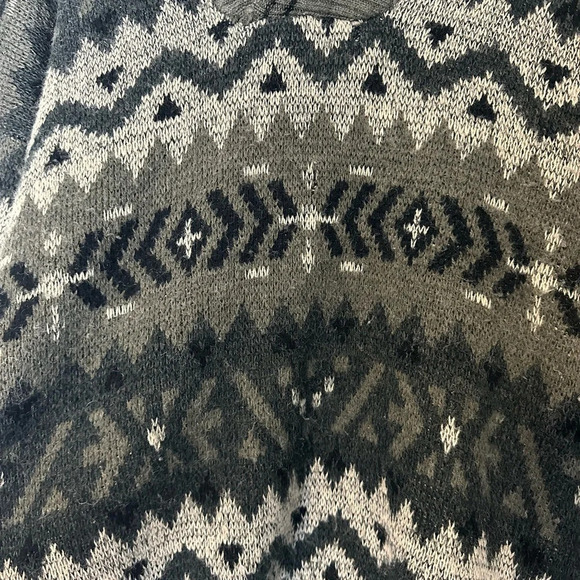 Vintage Men’s Store Abstract Swiped Swoop Neck Sweater Large - Picture 4 of 4